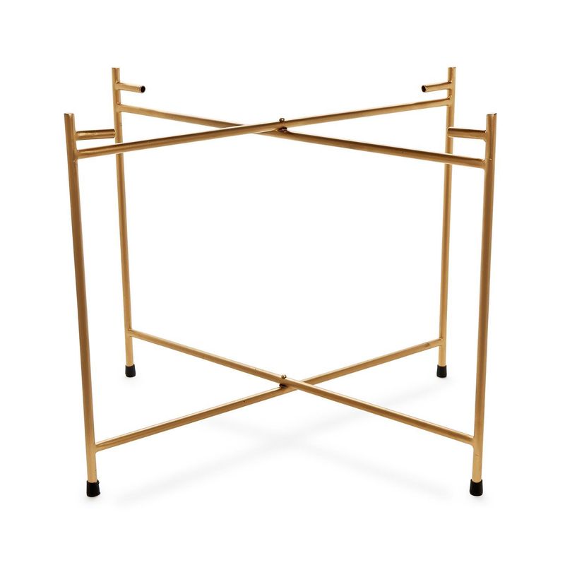 GOLD "X" TRAY STAND FOR TRAY TABLE