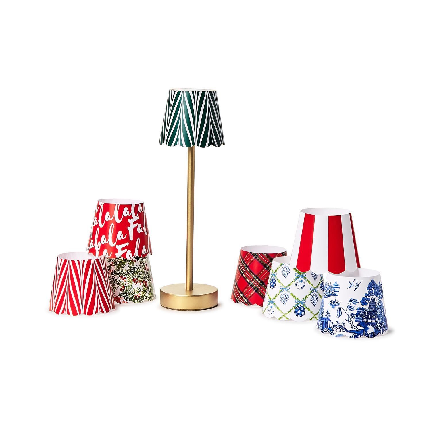 Set of 2 Paper Shade Covers - 8 ASSORTED PATTERNS