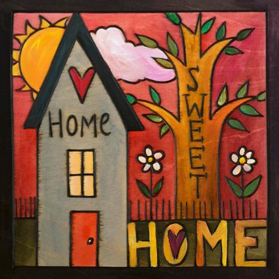 &quot;Everybody’S Home&quot; Wall Art- 6x6 Home Sweet Home