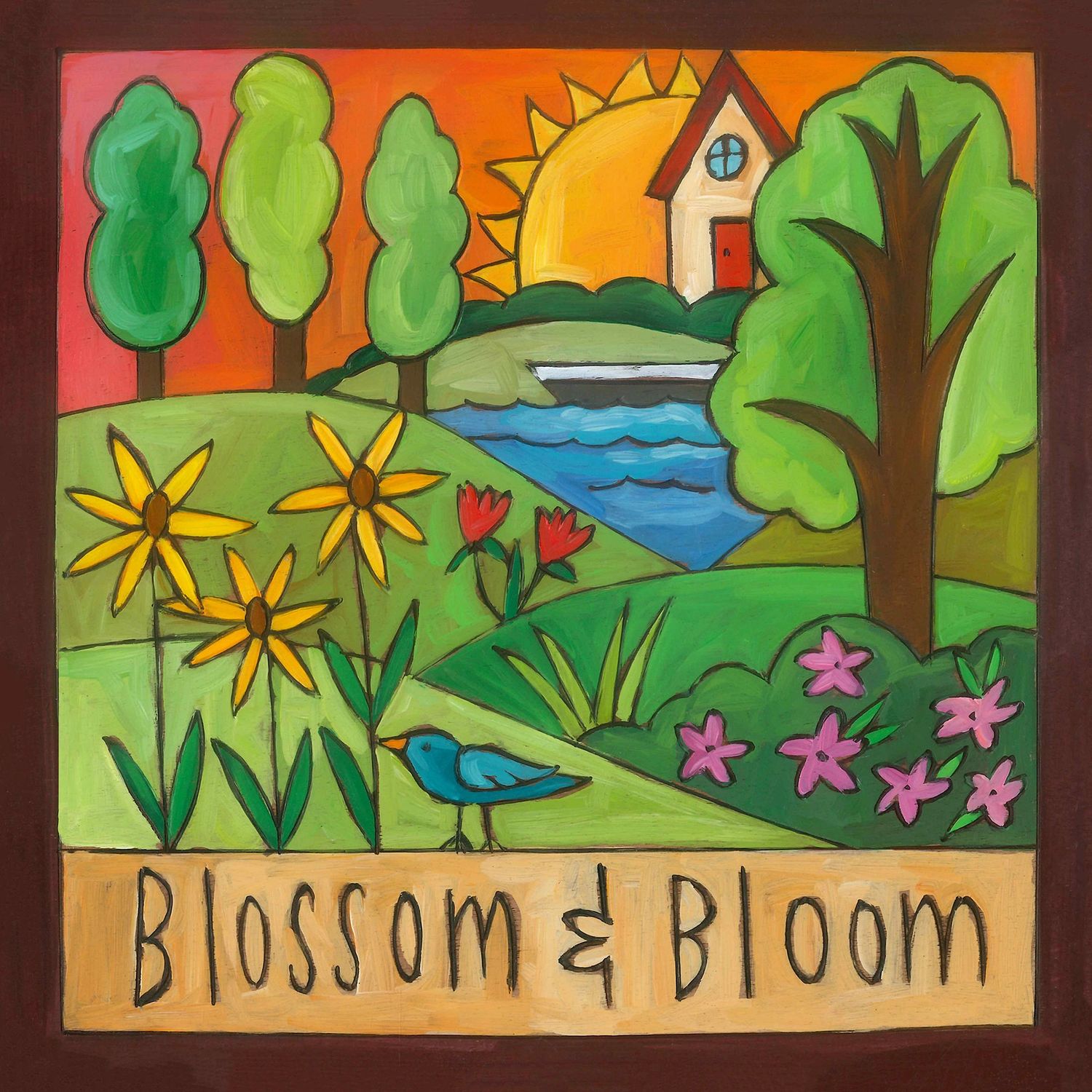 &quot;It’S Growin’ Time&quot; Wall Art - 6x6 Blossom &amp; Bloom