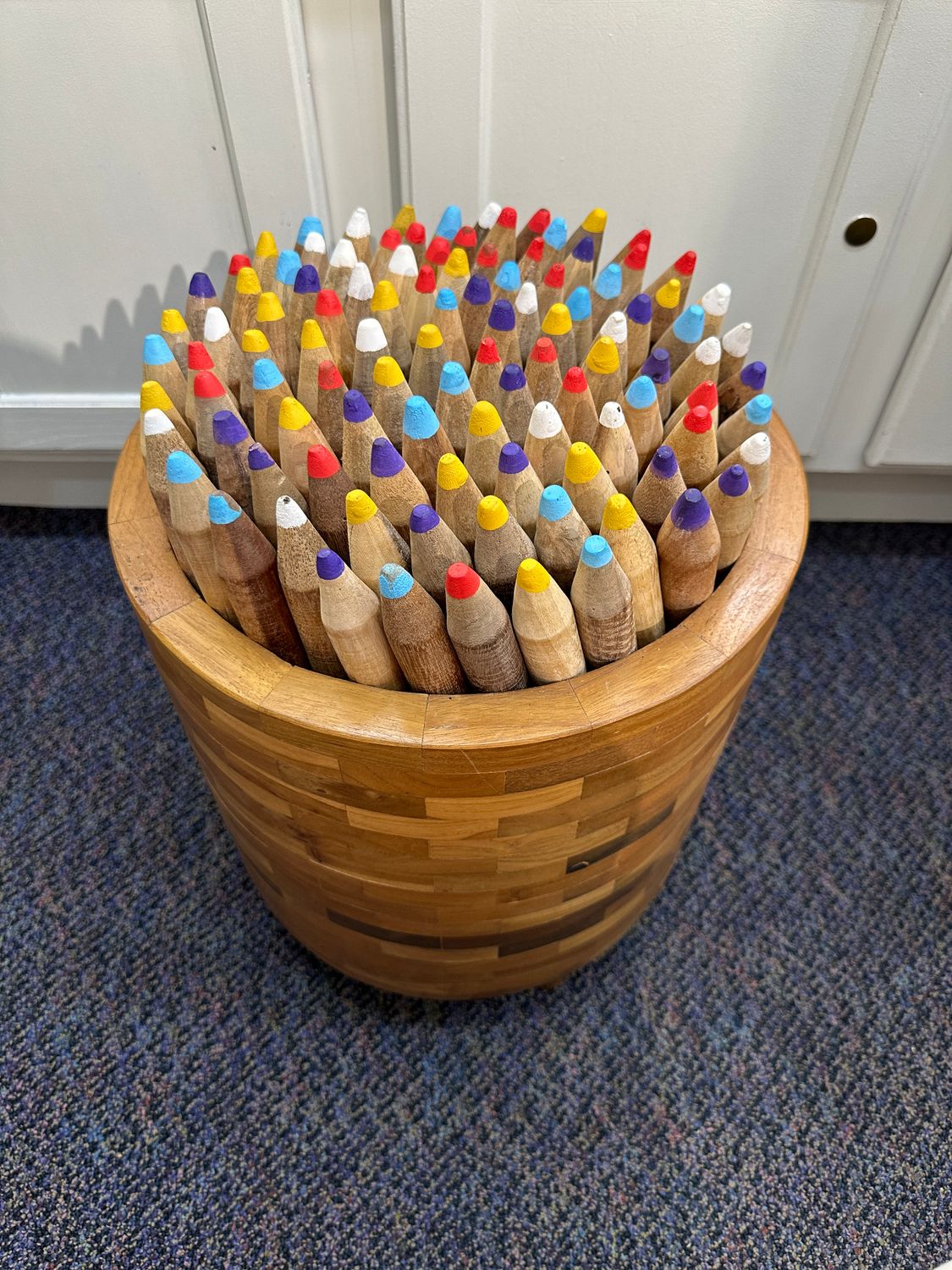 MMG130 TEAK PENCIL STOOL