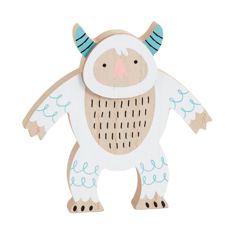 Yukon Yeti Wooden Figurine