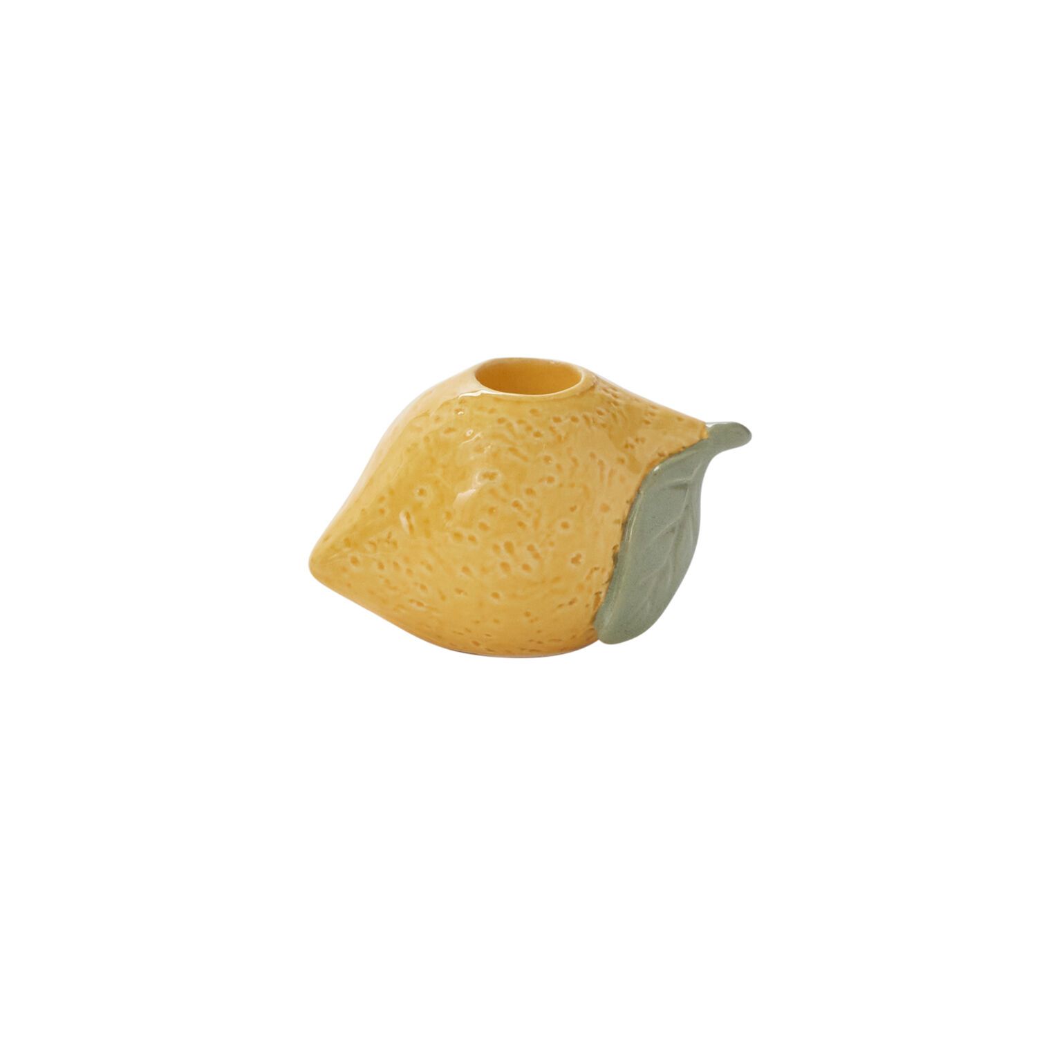FRESH FRUIT CANDLEHOLDER - LEMON