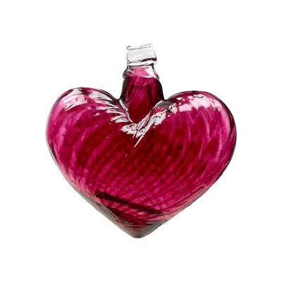 3" HEART ORNAMENT - PINK