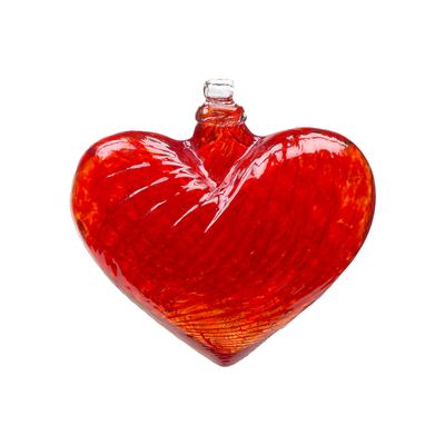 3&quot; HEART ORNAMENT - RED