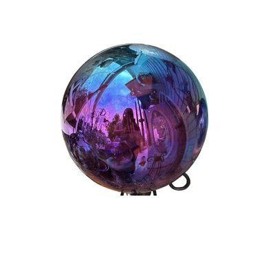 12&quot; PURPLE IRIDESCENT GAZING BALL