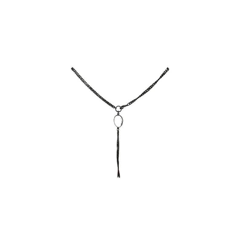 3 Way Drop with Chain &amp; Crystal Quartz Necklace
