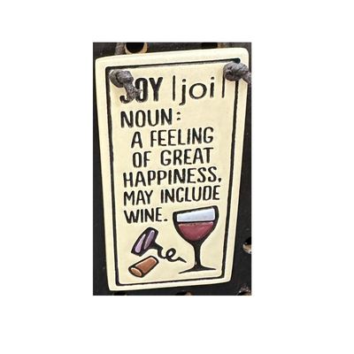 4084 WINE TAG - JOY/WINE