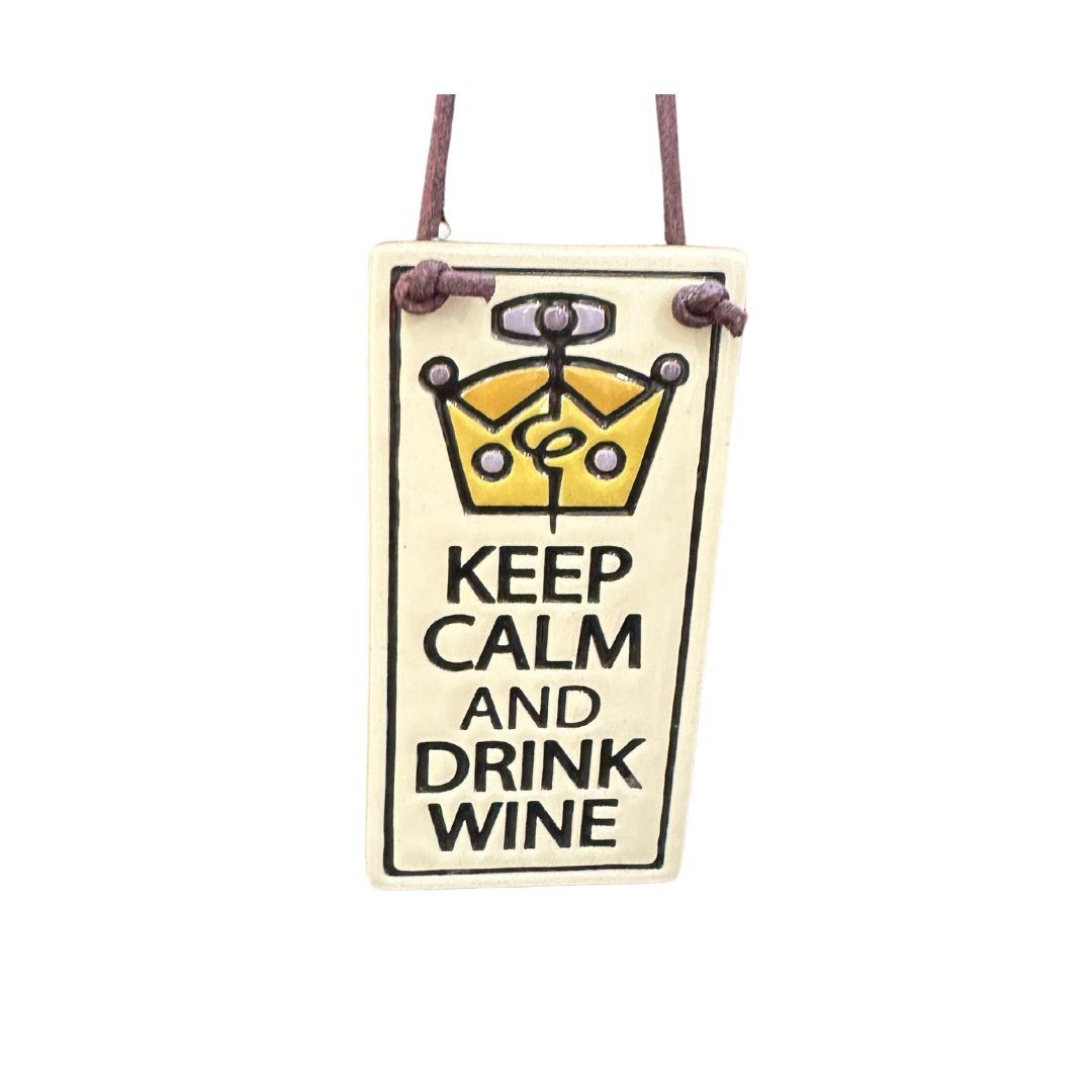 4026 WINE TAG - KEEP CALM