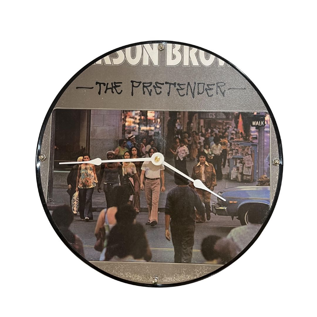 ALBUM COVER WALL CLOCK - JACKSON BROWN, THE PRETENDER