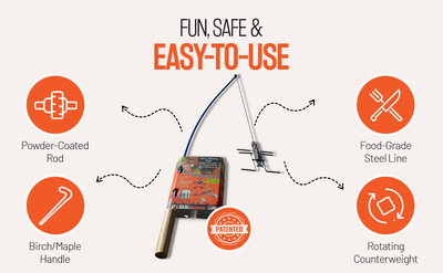 CAMP FIRE FISHING POLE