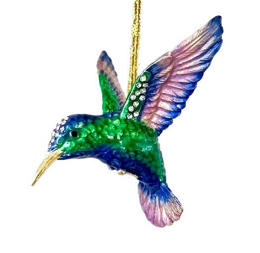 Bejeweled Hummer Ornament