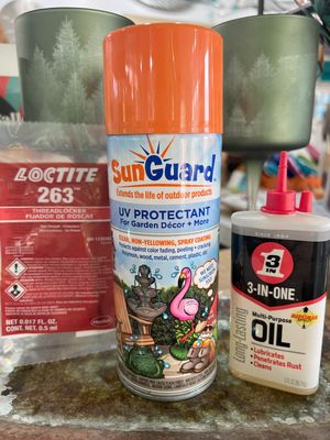 Outdoor Care Kit - SunGuard, LocTite Blue, 3-IN-ONE oil