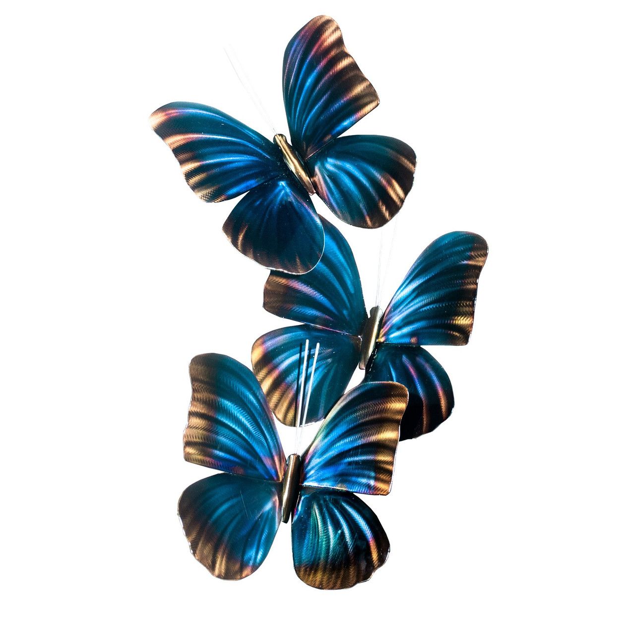 BLUE MORPHO 3 BUTTERFLY WALL SCULPTURE MM041