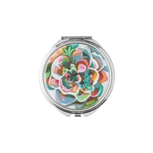 TRINKET / PILL BOX W MIRROR - SWEET ROSE