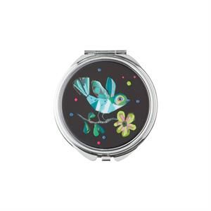 TRINKET / PILL BOX W MIRROR - SONGBIRD