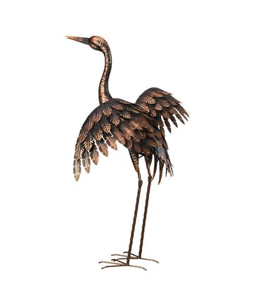 BRONZE CRANE 28 - WINGS OUT