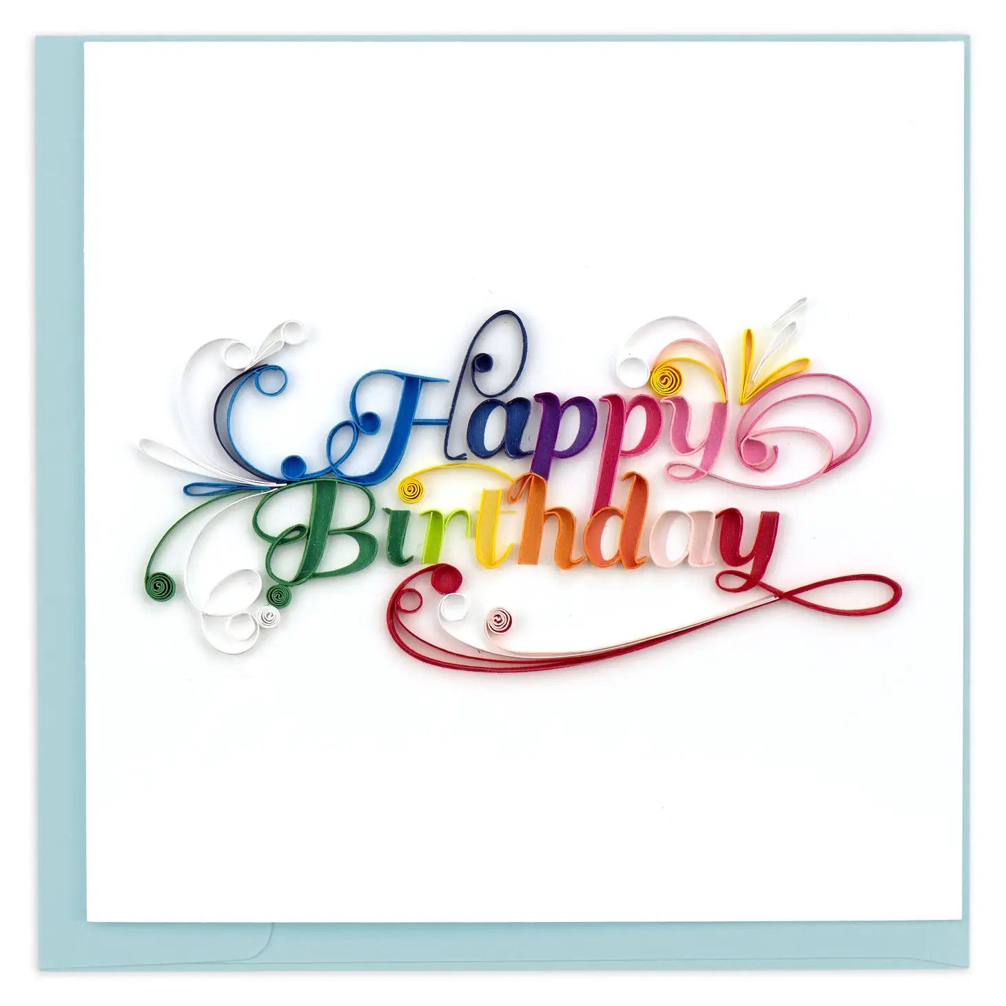 QUILLED GREETING CARD HAPPY BIRTHDAY