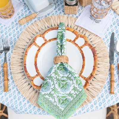 S/4 Bamboo Touch Dessert Plate