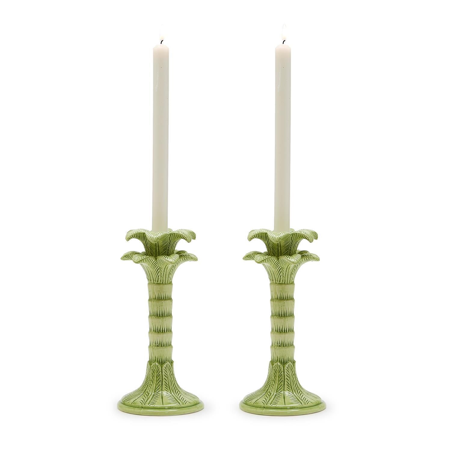 Palm Candlestick Single Candleholder