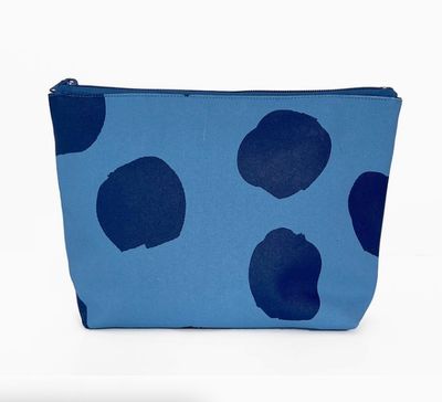 Travel Pouch Big Smudge Indigo/Peri Large