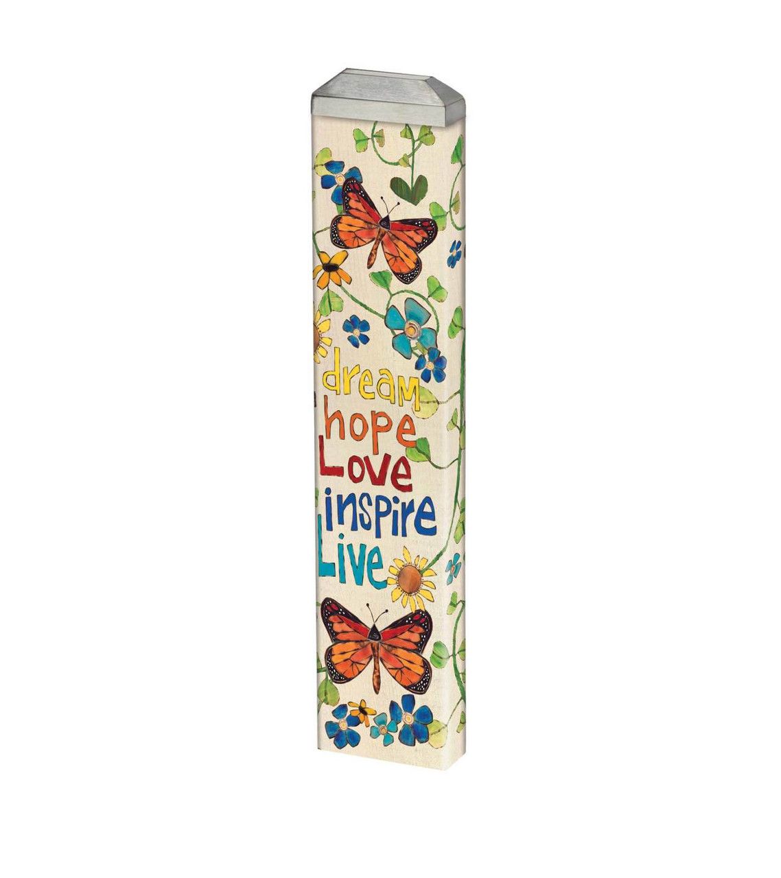MINI ART POLE 13&quot; DREAM HOPE LOVE