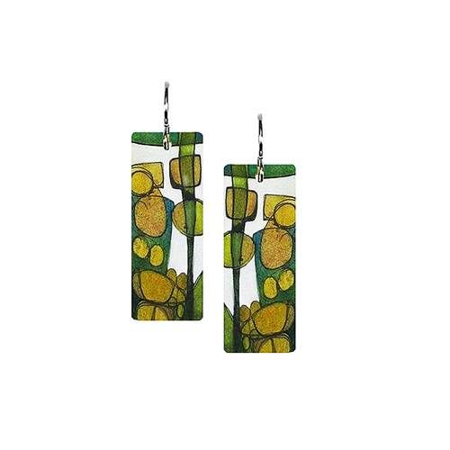 MID CENTURY - Medium Rectangle Earring