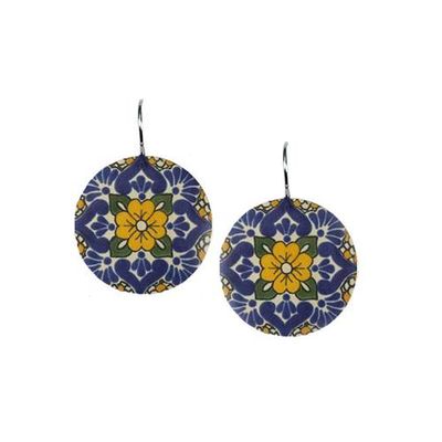 MAYA 1&quot; DISC EARRING
