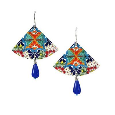 CAPRI - Triangle Earring with Bead