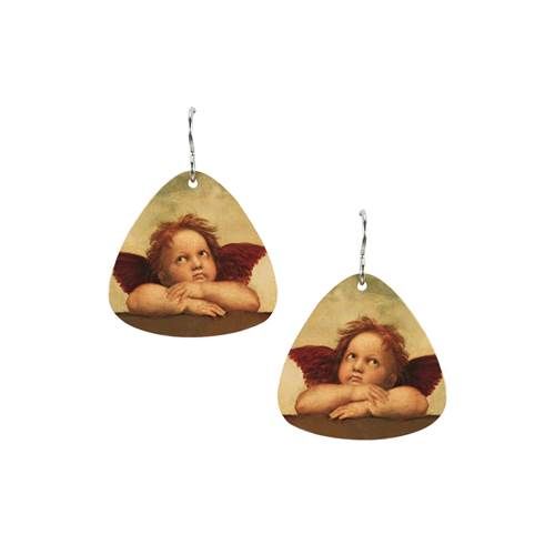 RAPHAEL - Rounded Edge Triangle Earring