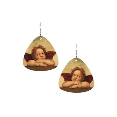 RAPHAEL - Rounded Edge Triangle Earring