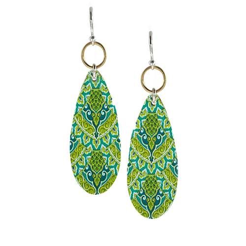 WANDERLUST - Long Teardrop w/Ring Earring