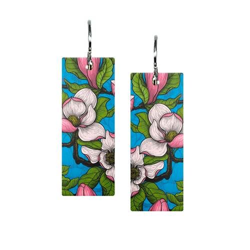 MAGNOLIA - Med Rectangle Earring