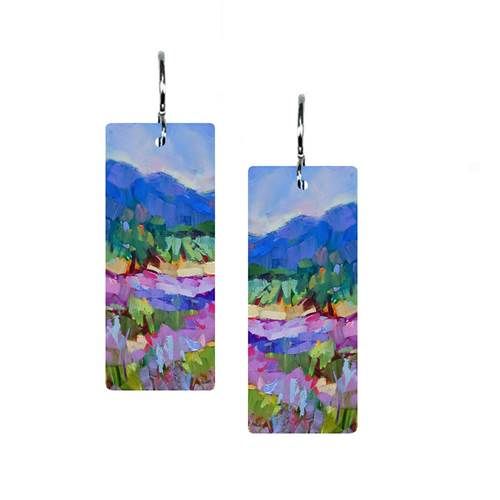 MELLOW VISTA - Med Rectangle Earring