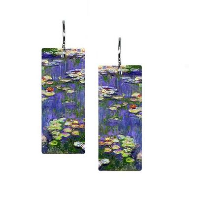 LILY PAD - Med Rectangle Earring
