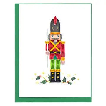 QUILLED NOTE CARD BOX SET - NUTCRACKER