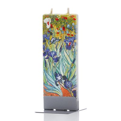 FLATYZ - HAND CRAFTED ARTIST CANDLE VAN GOGH IRISES