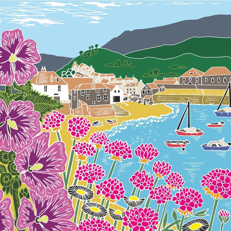 LUNCH NAPKIN COASTLINE