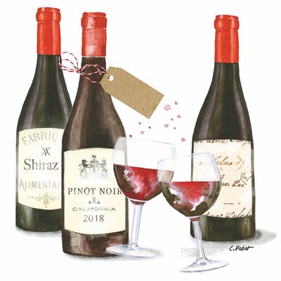 BEVERAGE NAPKIN PINOT
