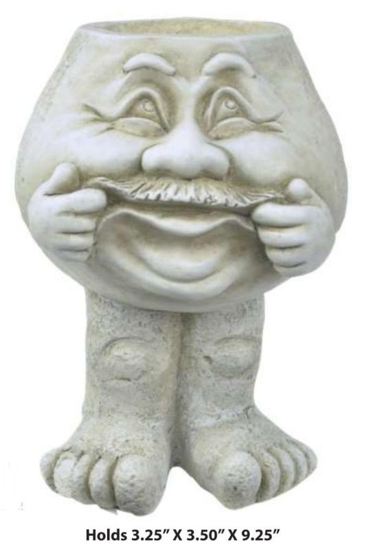 PLANTER FEET MUSTACHE FACE