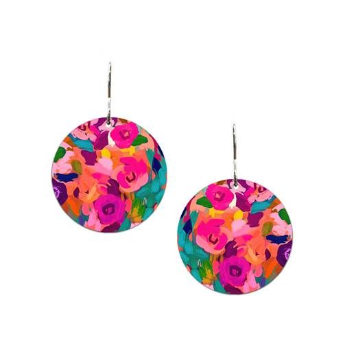 Zara 3/4&quot; Disc Earrings