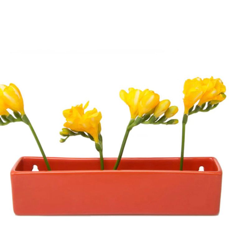 WALL BRICK PLANTER, Color: RUST
