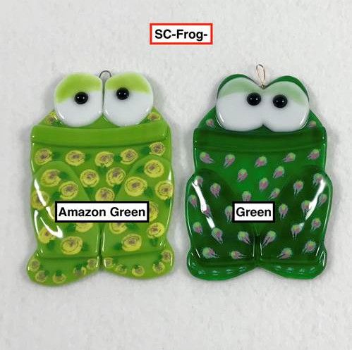 Fused Glass Frog, Color: Green