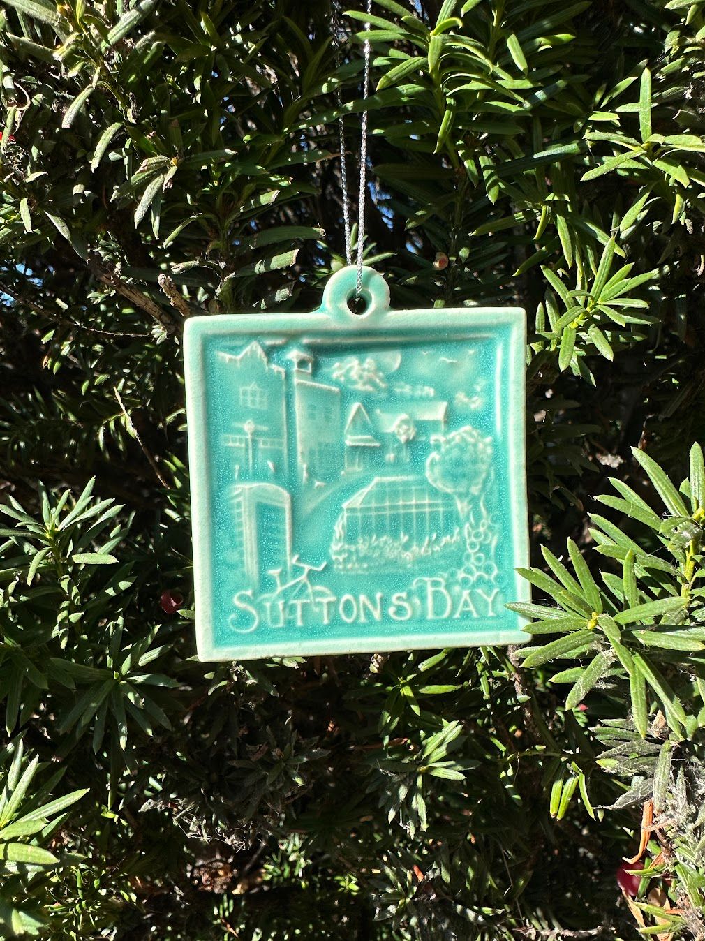 Suttons Bay Tile - Ornament 3"x3"