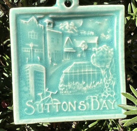 Suttons Bay Tile - Ornament 3&quot;x3&quot;