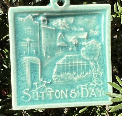 Suttons Bay Tile - Ornament 3&quot;x3&quot;
