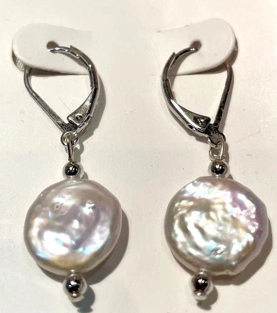 COIN PEARL EARRING