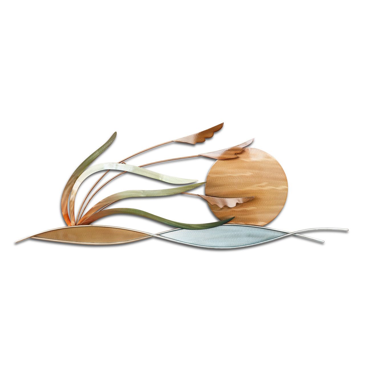 SEA OATS METAL WALL SCULPTURE CO154