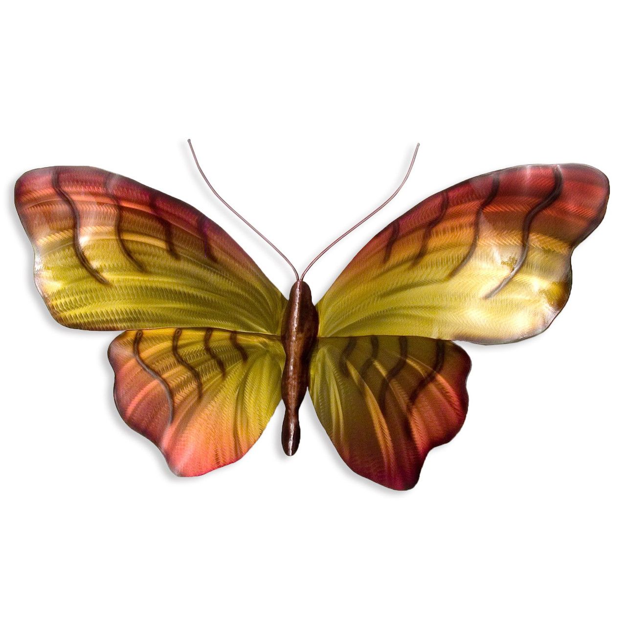 ZEBRA BUTTERFLY - METAL WALL SCULPTURE MM066