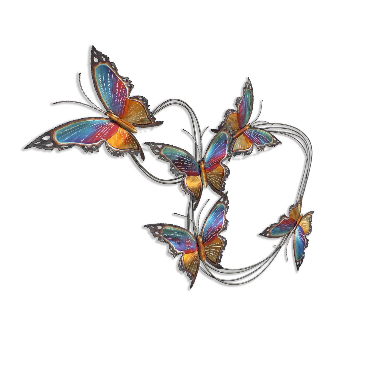 MM070 FLIGHT PATH I BUTTERFLY METAL WALL SCULPTURE